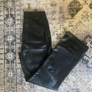 Zara faux leather pants